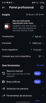 Página com bom engajamento no reels, seguidores 100% orgânicos - Imagem 2