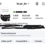 CONTA INSTAGRAM AUTOMOTIVO 54.000 SEGUIDORES
