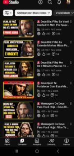 Canal Com 571 Inscritos No Nicho De Oração Idioma Português