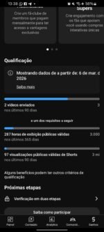 Conta do Youtube com 2.900 inscritos - Imagem 3