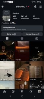 Conta Instagram impecável, 24k seguidores totalmente orgânicos.