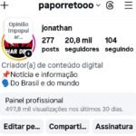 Instagram relacionado a notícias realitys