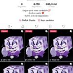Conta Tiktok 4,710 seguidores