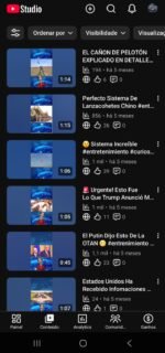 Canal De Shorts Em Espanhol De Geopolítica Internacional Com 620 Inscritos Não Monetizado - Imagem 2