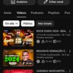 Canal de música engajado com 276 Mil Inscritos