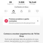 CONTA DO TIKTOK COM SHOP ATIVO +3,9K SEGUIDORES +11,9K CURTIDA(ENGAJAMENTO REAL)