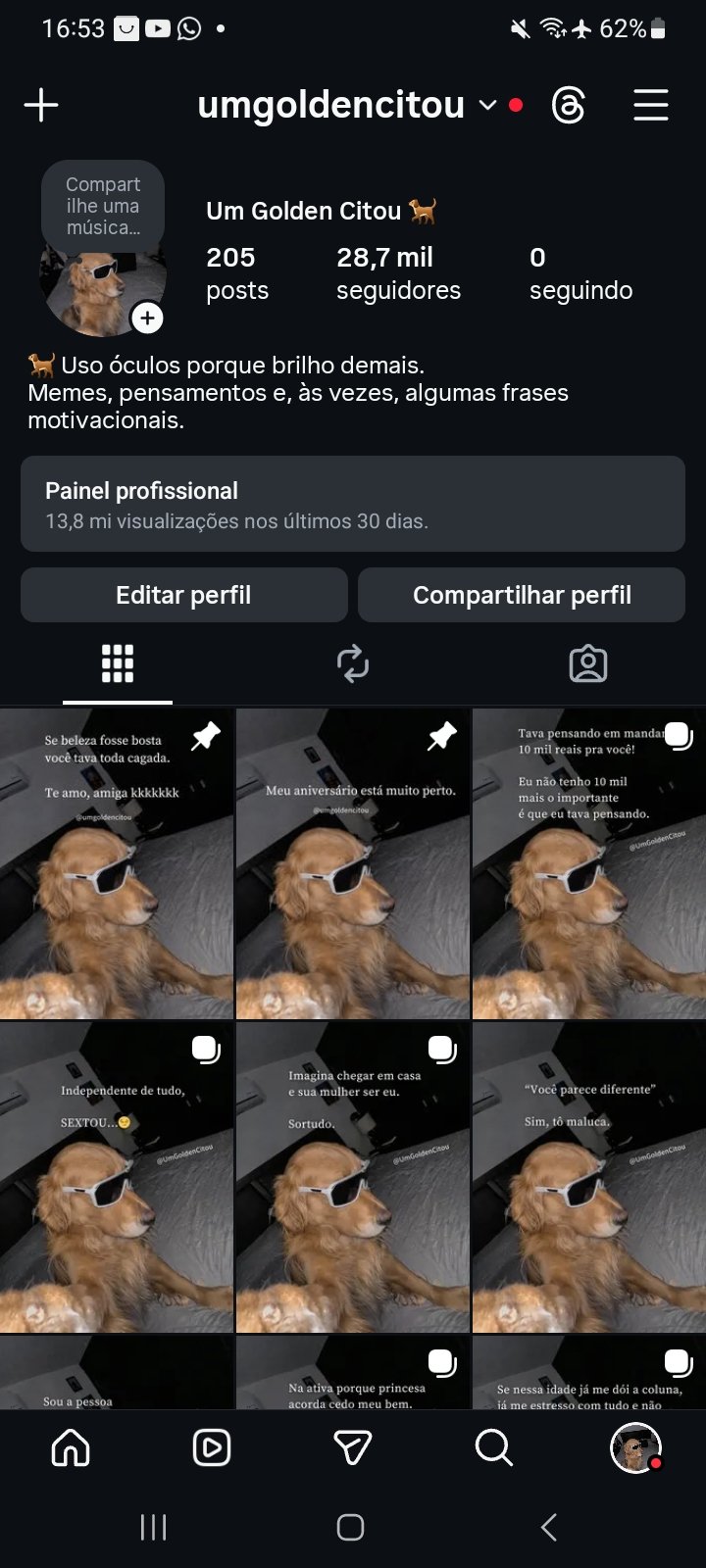 Screenshot_20260327_165328_Instagram Conta Instagram impecável, 28,6k seguidores totalmente orgânicos. - Imagem 1