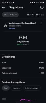 Conta Instagram com quase 20k de seguidores 100% orgânicos e autênticos - Imagem 2