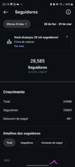 Conta Instagram com +28.5k se seguidores 100% orgânicos e autênticos - Imagem 3