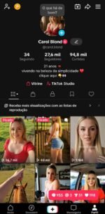 CONTA TIKTOK MUITO ENGAJADA (TIKTOK SHOP ATIVO COM DOC) VENDER LOGO