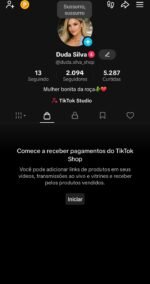 CONTA TIKTOK MUITO ENGAJADA (TIKTOK SHOP ATIVO SEM DOC) VENDER LOGO - Imagem 2