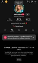 CONTA TIKTOK MUITO ENGAJADA (TIKTOK SHOP ATIVO SEM DOC) VENDER LOGO - Imagem 3