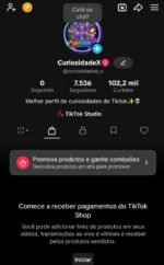 OFERTA IMPERDÍVEL!! COMBO 2 CONTAS COM TIKTIK SHOP ATIVO UMA COM +7K E OUTRA COM + DE 3K DE SEGUIDORES. PRONTA PRA VENDER. OFERTA LIMITADA!! (leia a descrição) 🔥 - Imagem 2