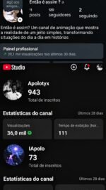 [OPORTUNIDADE] Combo de Ativos Digitais: 2 Canais YouTube + Redes Sociais
