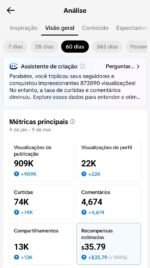 CONTA TIK TOK 43K MONETIZADA (VAI COM 35 DOLARES DE SAQUE) ENGAJADA - Imagem 2