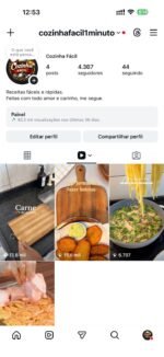 🔥 Conta de Instagram 4mil seguidores nicho receitas RARÍSSIMA de 2014 – Mais de 12 Anos, Impossível de Encontrar! 🔥