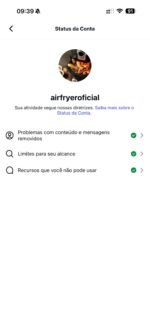 Instagram antigo de 2022 conta sem nenhuma restrição Nicho Receitas com 2500 seguidores - Imagem 2