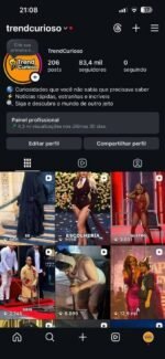 Conta Instagram 83,4 Mil Seguidores