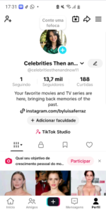 CONTA TIKTOK MONETIZADA NO PROGRAMA DE PARCERIAS COM 13k de SEGUIDORES