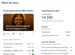Canal Dark Religioso com14 k de inscrito - sem restrição e com produto digital pronto para vender de brinde.