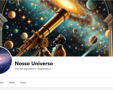 Página de Astronomia com +390K Seguidores (Facebook + Instagram + TikTok)