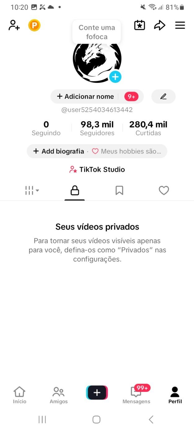 cropped-IMG-20260331-WA0065.jpg CONTA TIKTOK COM 98K DE SEGUIDORES SUBINDO MUITO PERTINHO DOS 100K. MUITO ENGAJAMENTO VÍDEO COM MAIS DE 1 MILHÃO DE VIEWS!!! ( oferta Única) - Imagem 1
