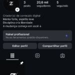 Conta zeusmente com 20K de seguidores à venda