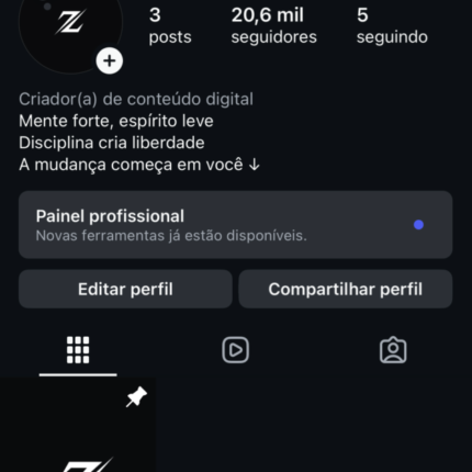 Conta zeusmente com 20K de seguidores à venda