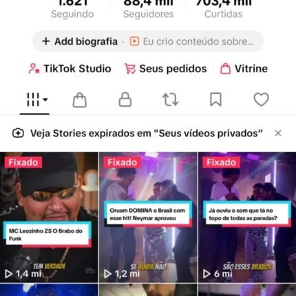VENDO CONTA TIKTOK COM 88 MIL SEGUIDORES