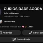 CANAL NO YOUTUBE COM MAIS DE 100 MIL INSCRITOS, 100% ORGANICO