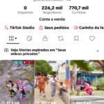 TIKTOK VIRAL MONETIZADO COM 200k DE SEGUIDORES