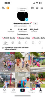 TIKTOK VIRAL MONETIZADO COM 200k DE SEGUIDORES