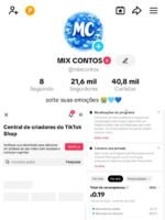 CONTA TIKTOK MONETIZADA E SHOP ATIVO