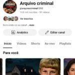 Canal arquivo criminal com 96 dólares pra sacar