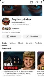 Canal arquivo criminal com 96 dólares pra sacar