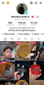TIKTOK 19,800 SEGUIDORES TTK SHOP E MONETIZAÇÃO ATIVAS