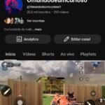 CANAL COM 20 MIL INSCRITOS