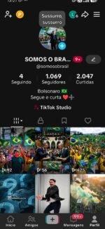 Conta tiktok a venda 1.069