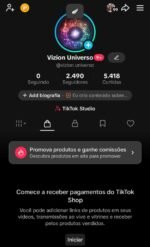 CONTA TIKTOK SHOP - SEM DOC. 2 MIL SEGUIDORES - SEM NENHUMA RESTRIÇÃO