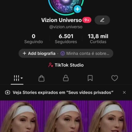 CONTA TIKTOK SHOP - SEM DOC. 6.5 MIL SEGUIDORES - SEM NENHUMA RESTRIÇÃO