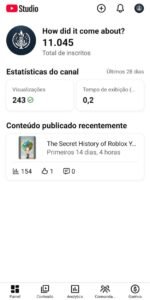 Canal do YouTube com 10 mil inscritos pronto para a venda, fácil de monetização!