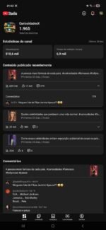 Canal YouTube Shorts Curiosidades – 1.9K Inscritos + 810K Views / 28 dias