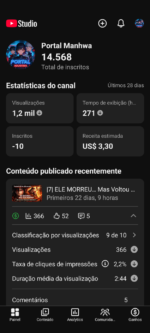 O Portal Manhwa é um canal do YouTube focado na produção de recaps, resumos narrados, análises e conteúdos sobre manhwas, voltado a um público que acompanha obras coreanas de ação, fantasia, artes marciais, sistema e cultivação.