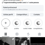 Perfil de Frases (7,7k subs) ✨ Conta de 2021 | 🛡️ 100% Limpa e sem restrições | ✍️ Nicho de Poemas e Reflexões. Histórico impecável e pronto para novo dono