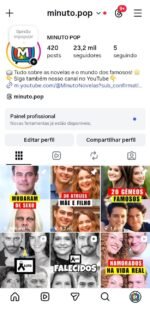 INSTAGRAM 23.2K Seguidores Reais | Nicho Celebridades 🔥 | +560K Views em 30 Dias 🚀