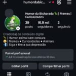 Conta com quase 17K de seguidores 100% autênticos e orgânicos