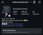 CONTA INSTAGRAM NO NICHO DE HUMOR/MEMES COM 130 MIL SEGUIDORES E 3 MILHÕES DE ALCANCE NOS ULTIMOS 30 DIAS