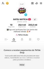 OPORTUNIDADE – TIKTOK SHOP PRONTO PRA VENDER 20K SEGUIDORES 🛒