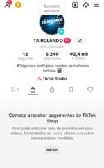 🚨 OPORTUNIDADE ÚNICA – TIKTOK SHOP COM 5 MIL SEGUIDORES PRONTO PRA VENDER🛒