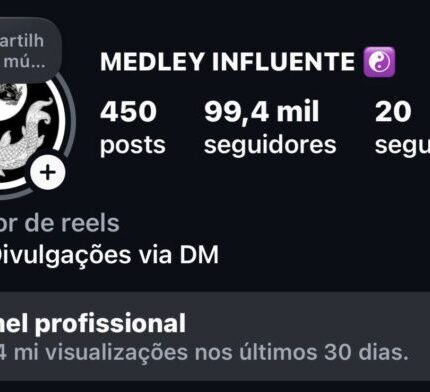 INSTAGRAM COM 99 MIL DE SEGUIDORES A VENDA